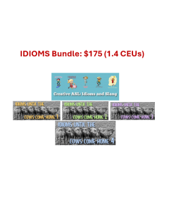 IDIOMS Bundle